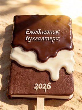 ЕЖЕДНЕВНИК (календарь бухгалтера) Коричневый 1654